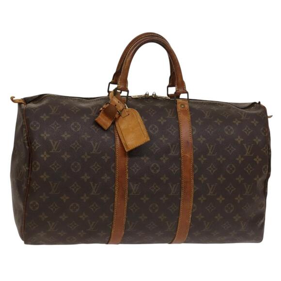 LOUIS VUITTON Monogram Keepall 50 Boston Bag M41426 - Picture 1 of 16